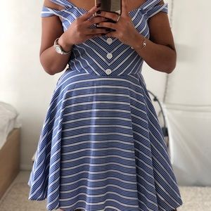A-Line Striped dress